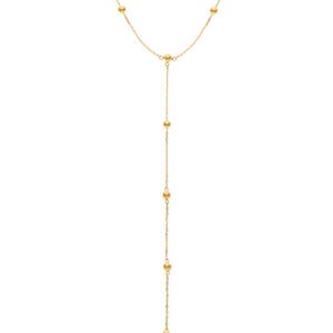 Orbs Transformer Necklace, yellow gold