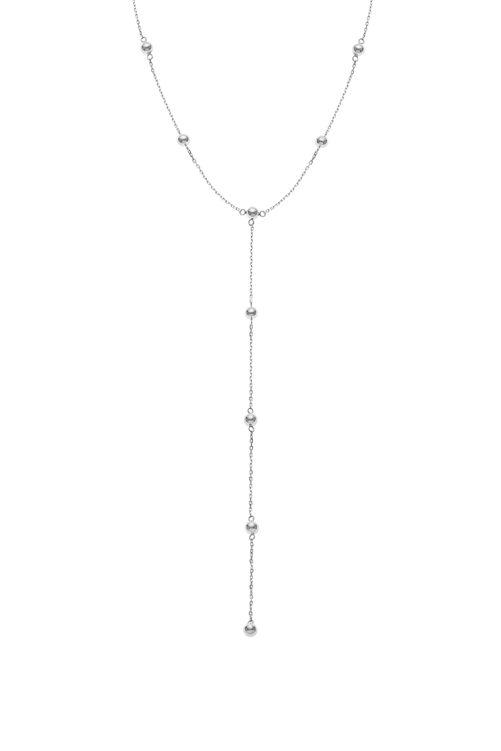 Necklaces Orbs Transformer Necklace, white gold with fast delivery from Guzema