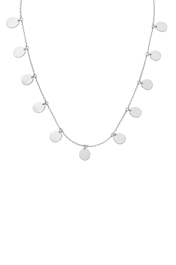 Custom Necklaces Multi Flats Necklace, white gold for a luxurious style