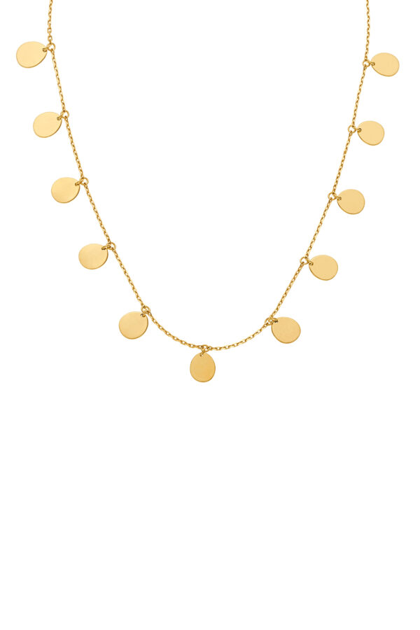 Necklaces Multi Flats Necklace, yellow gold with fast delivery from Guzema