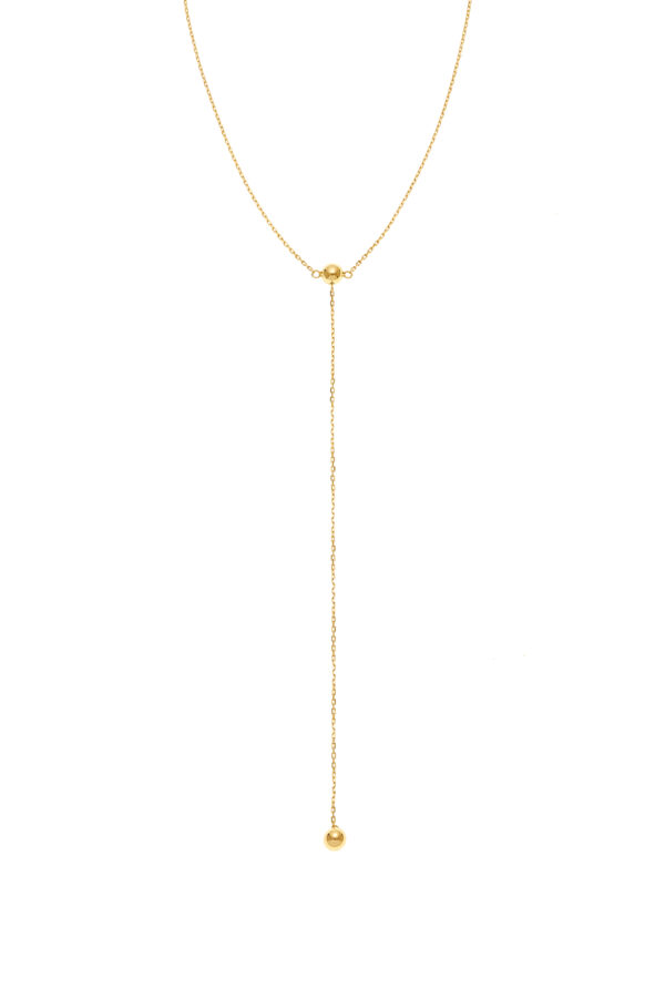Custom Necklaces Duo Transformer Necklace, yellow gold for a luxurious style