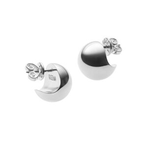 Mini Orbs Earrings, white gold