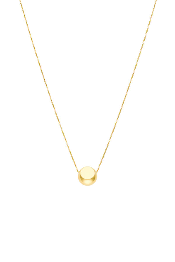 Necklaces Semi-Orb Necklace, yellow gold with fast delivery from Guzema