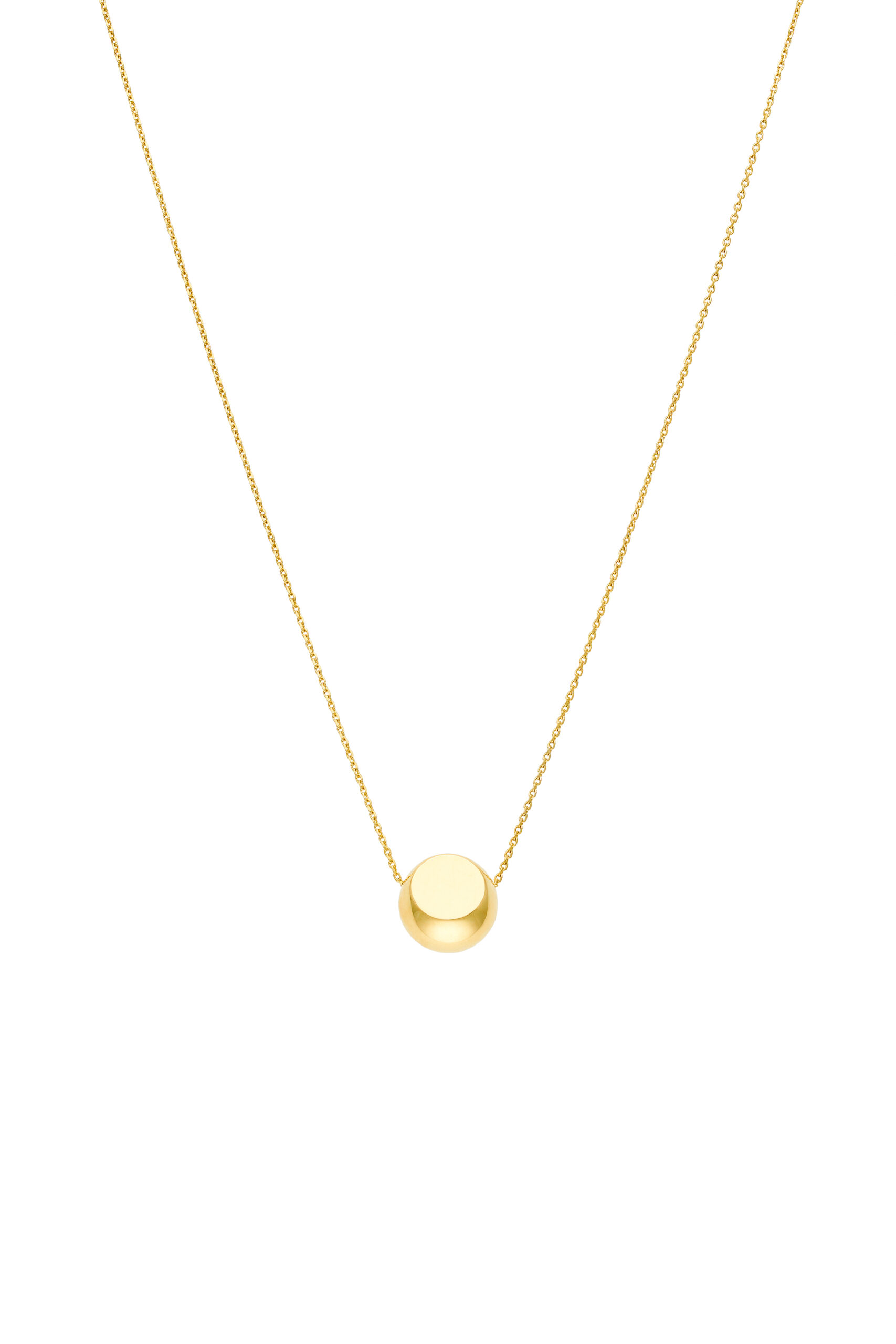 Necklaces Semi-Orb Necklace, yellow gold with fast delivery from Guzema