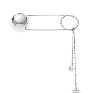 Bold pin, white gold