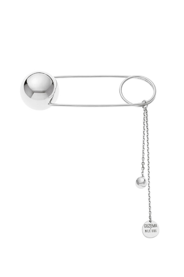 Brooches Bold pin, white gold with unique touch available online