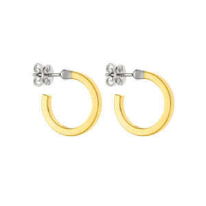 Round Match Earrings, yellow gold