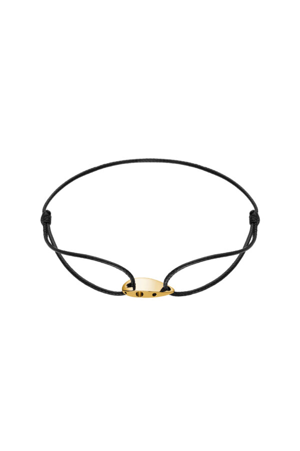 Bracelets Vi Levare Cord Bracelet, yellow gold for everyday elegance