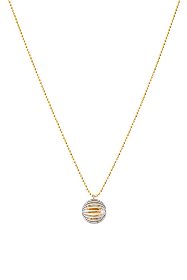 Custom Necklaces Baby Bell Necklace, yellow/white gold for a luxurious style
