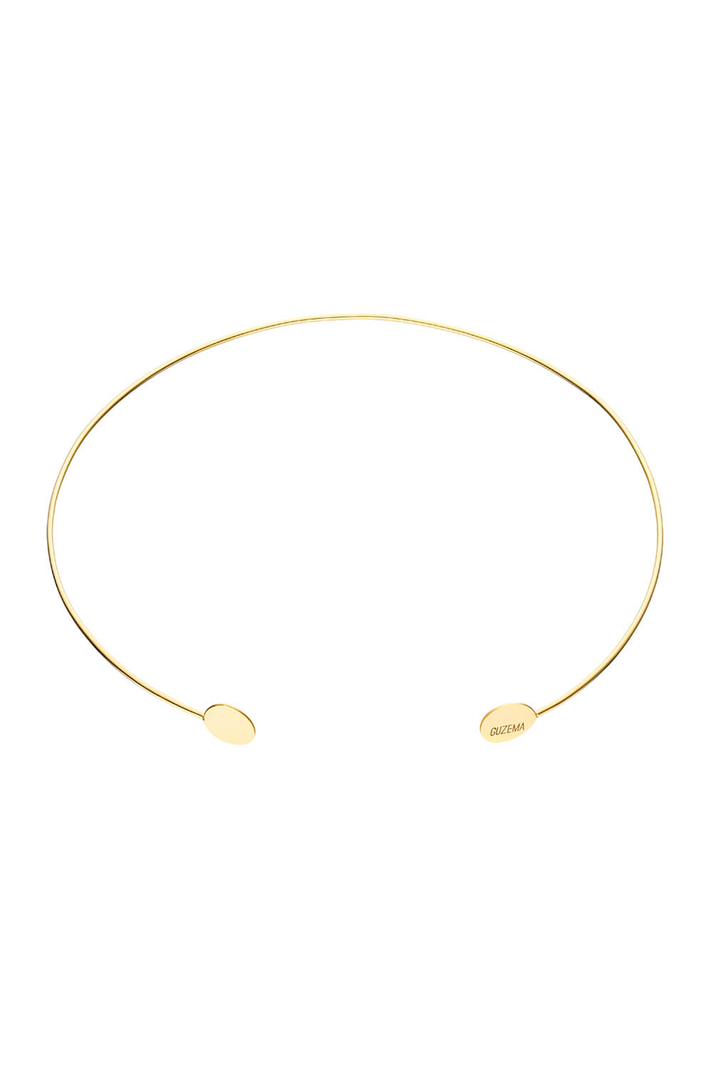 Chokers Flats choker, yellow gold with exceptional quality