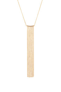 Necklaces Chainfall Necklace, diamonds, yellow gold with fast delivery from Guzema