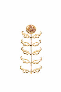 Brooches Blossom Brooch, diamond, yellow gold with unique touch available online