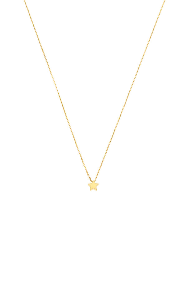 Necklaces Star Necklace, yellow gold with fast delivery from Guzema