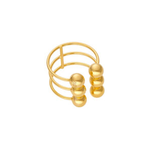Multi Orb Ring, yellow gold