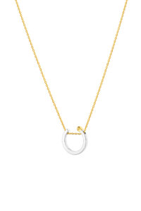 Custom Necklaces Round Match Necklace, white gold for a luxurious style