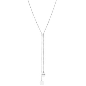 Flats Tie Necklace, white gold