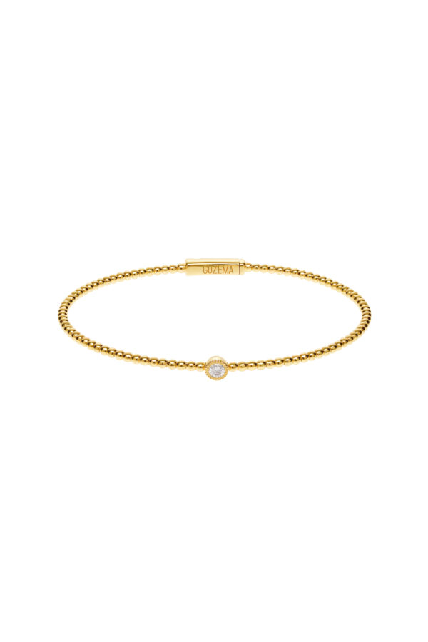 Bracelets Central Diamond Bracelet, yellow gold with high-end craftsmanship from Guzema