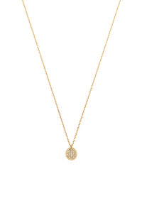 Exclusive Necklaces Mono Flat Necklace, diamonds, yellow gold from Guzema
