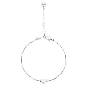 Heart Bracelet, white gold
