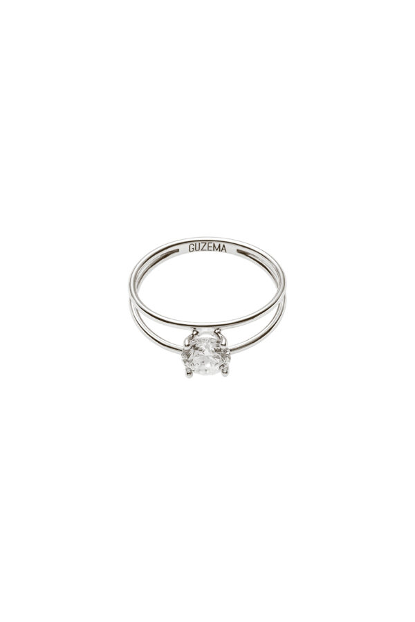 Rings Engagement Ring, diamond, white gold with modern design available now