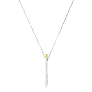 Match Necklace, white gold