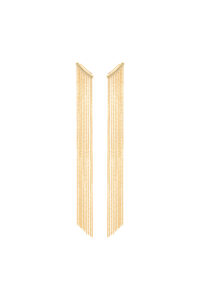 Earrings Chainfall Earrings, diamonds, yellow gold for stylish and elegant looks