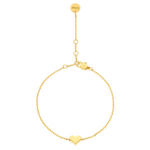 Heart Bracelet, yellow gold