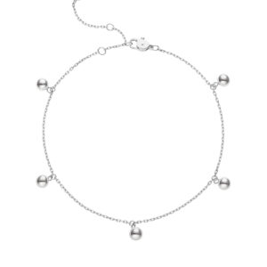 Quintet Anklet, white gold