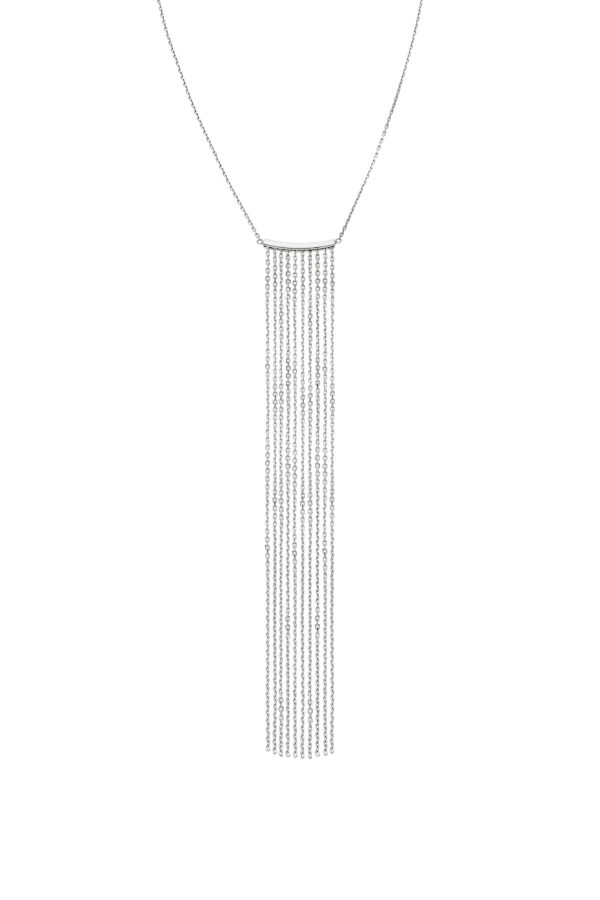 Exclusive Necklaces Chainfall Necklace, white gold from Guzema