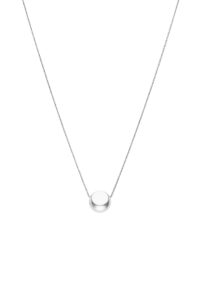Exclusive Necklaces Semi-Orb Necklace, white gold from Guzema