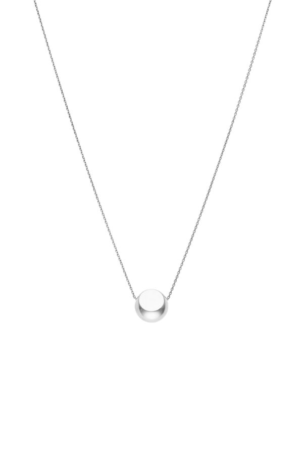 Exclusive Necklaces Semi-Orb Necklace, white gold from Guzema