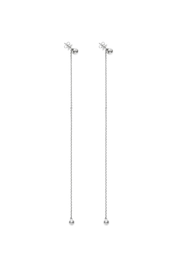 Earrings Duo Orb Transformer Earrings, white gold with timeless design by Guzema