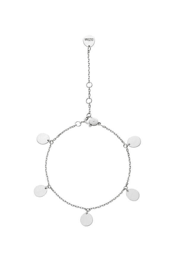 Bracelets Flats Quintet Bracelet, white gold for everyday elegance