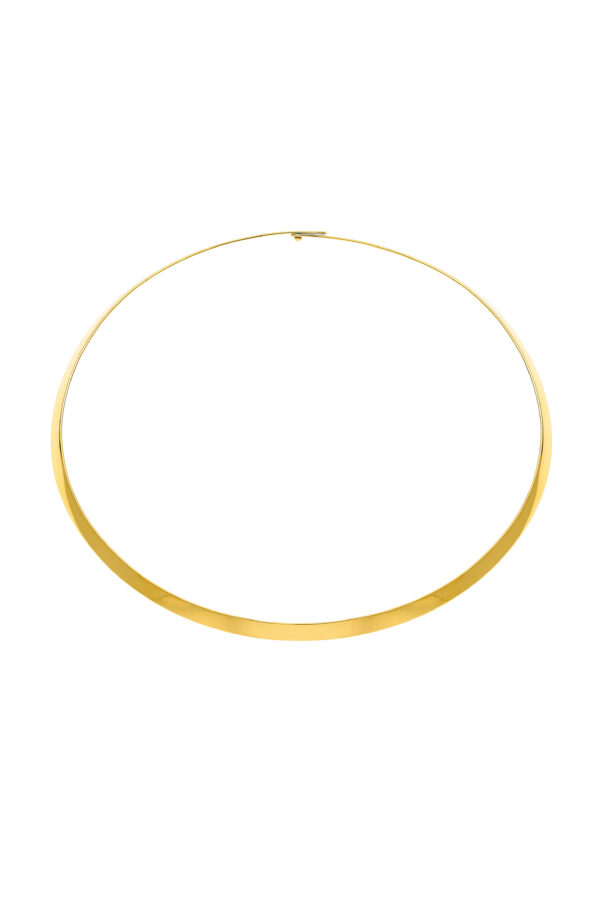 Chokers Solid Wide Choker, yellow gold with exceptional quality