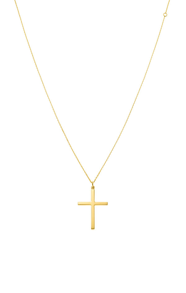 Necklaces Grand Cross, yellow gold with fast delivery from Guzema