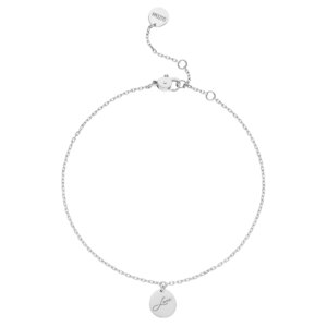 Love Anklet, white gold