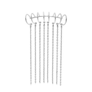 ChainFall Ear Cuff, white gold