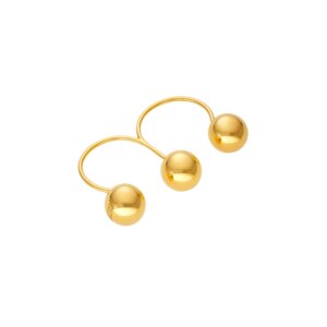 Trio Orb Ring, yellow gold
