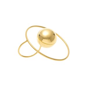 Bold Planet Ring, yellow gold