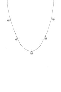 Necklaces Quintet Orb Necklace, white gold with fast delivery from Guzema