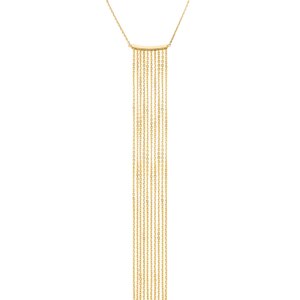 Chainfall Necklace, yellow gold