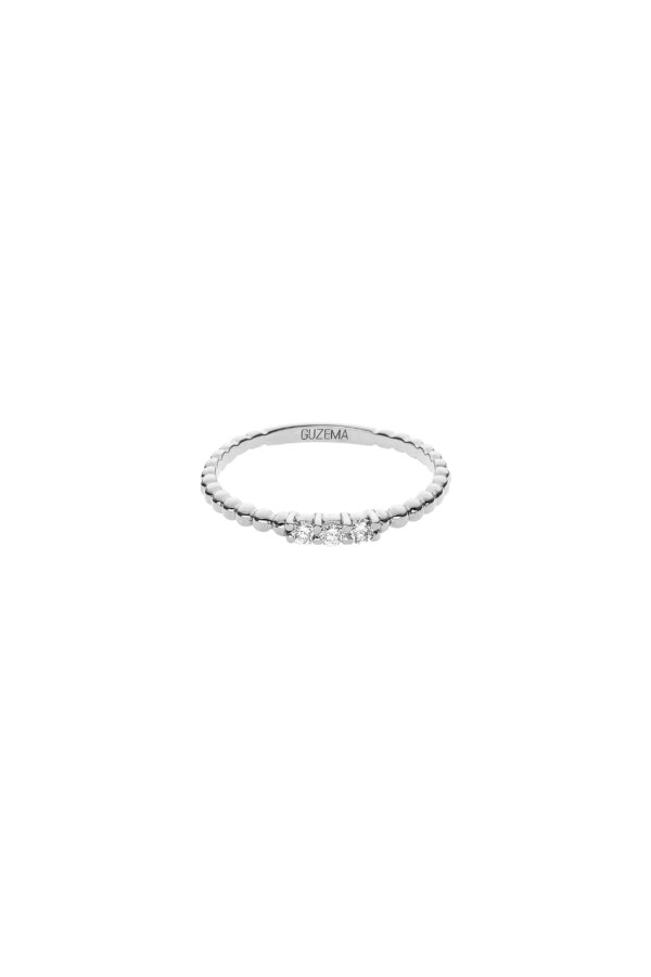 Rings Trio Diamond Orb Ring, white gold with modern design available now