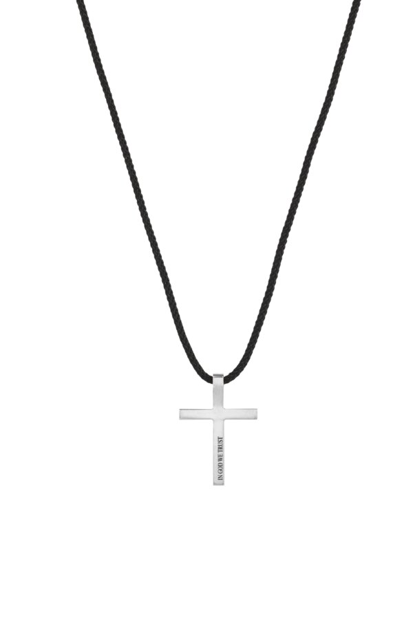 Necklaces Cross, white gold with fast delivery from Guzema