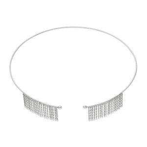 Chainfall Choker, white gold