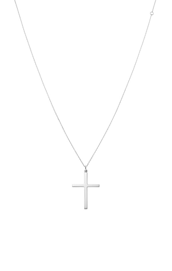 Necklaces Grand Cross, white gold with fast delivery from Guzema