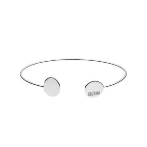 Flats Bracelet, white gold