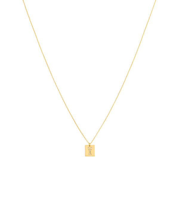 Exclusive Necklaces Essence Necklace, diamonds, yellow gold from Guzema