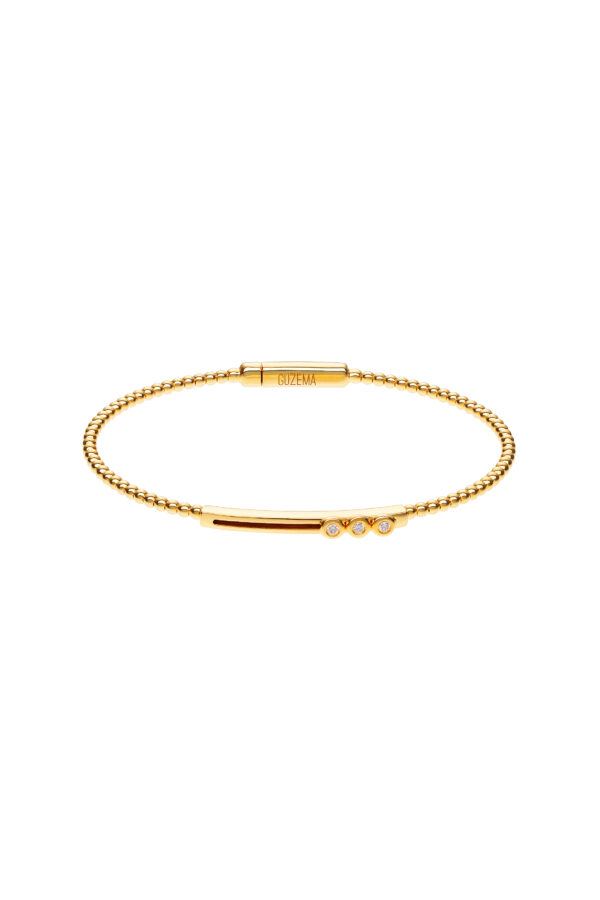 Bracelets Dynamic Trio-Diamond Bracelet, yellow gold with high-end craftsmanship from Guzema