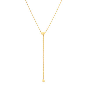Heart Transformer Necklace, yellow gold