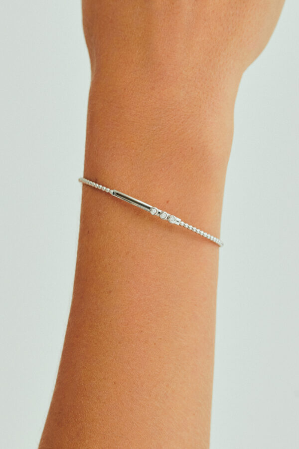 Bracelets Dynamic Trio-Diamond Bracelet, white gold with high-end craftsmanship from Guzema